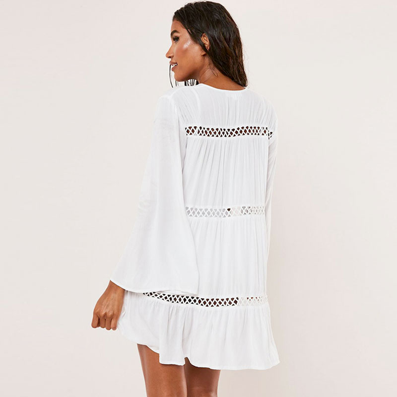 Cover-Up Καφτάνι V-Neck Bohemian - One Size (06)