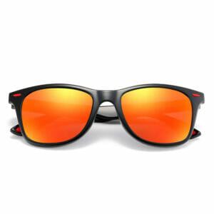 Γυαλιά Ηλίου Matte Black / Red Σκελετός & Orange Φακός Polarized (AC2130)