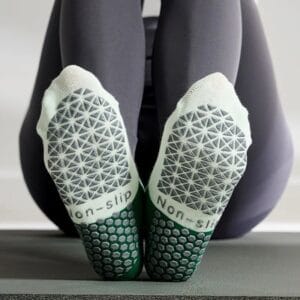Αθλητικές Κάλτσες Αντιολισθητικές Yoga/Pilates Army Green - One Size