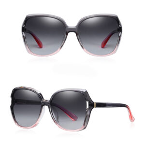 BARCUR - Γυαλιά Ηλίου Lifestyle Clear/Pink Σκελετός & Μαύρος Φακός Polarized (AC2117)